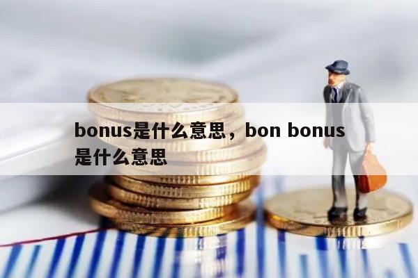 bonus是什么意思，bon bonus是什么意思